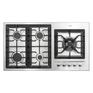 اجاق گاز صفحه‌ای 5 شعله کن 513S با فندک اتوماتیک