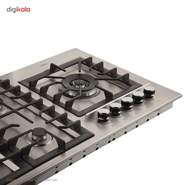سطح استیل مقاوم و طراحی مدرن اجاق گاز 513S