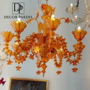 لوستر بزرگ لوکس شامپاینی