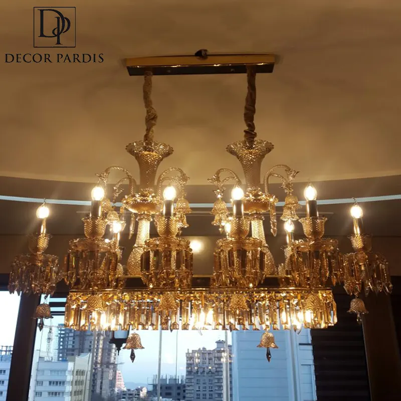 لوستر جزیره زنیت با طراحی خطی مدرن