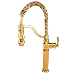 شیر آشپزخانه قهرمان مدل ارس با طراحی مجلسی و رنگ کروم