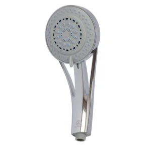 سردوش حمام قهرمان مدل دنا نصب شده در محیط حمام مدرن