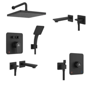 ست کامل 6 عددی شیرآلات قهرمان مدل کارملا به همراه تمامی قطعات