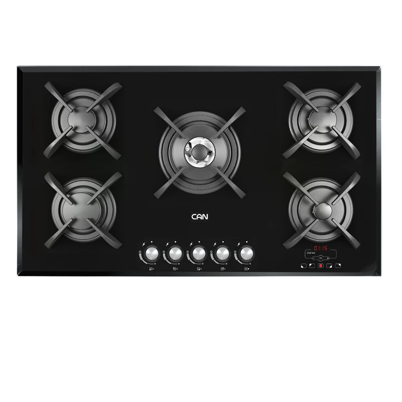 اجاق گاز صفحهای 5 شعله کن مدل GT502 با صفحه شیشهای