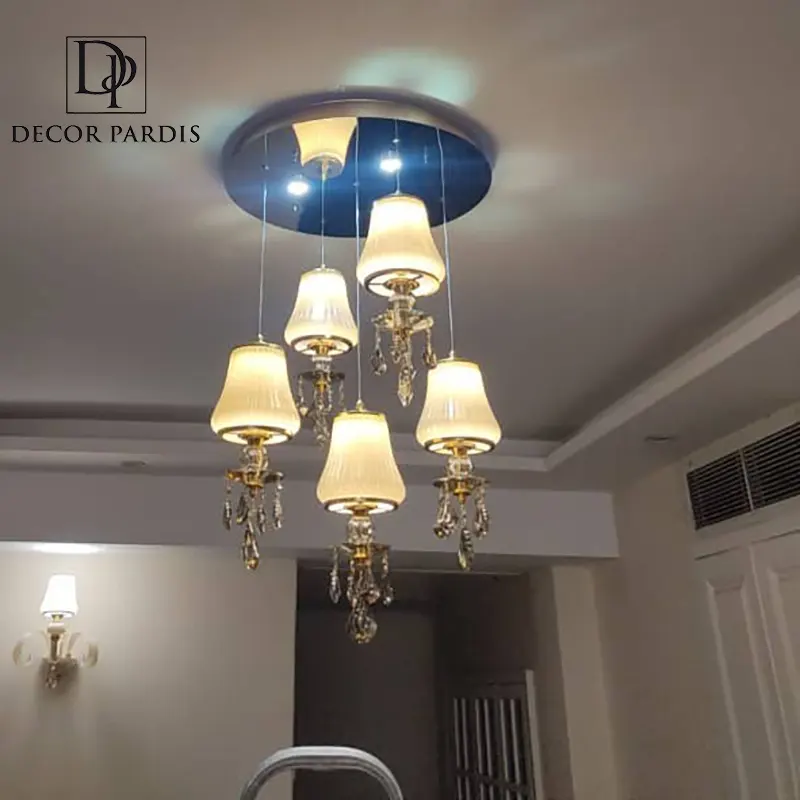 لوستر سالن پذیرایی شیک مورانو