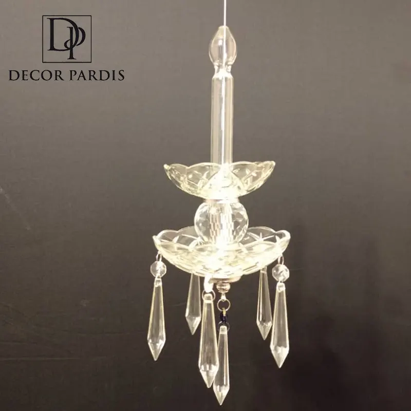 تصویر لوستر یک شعله باکارات