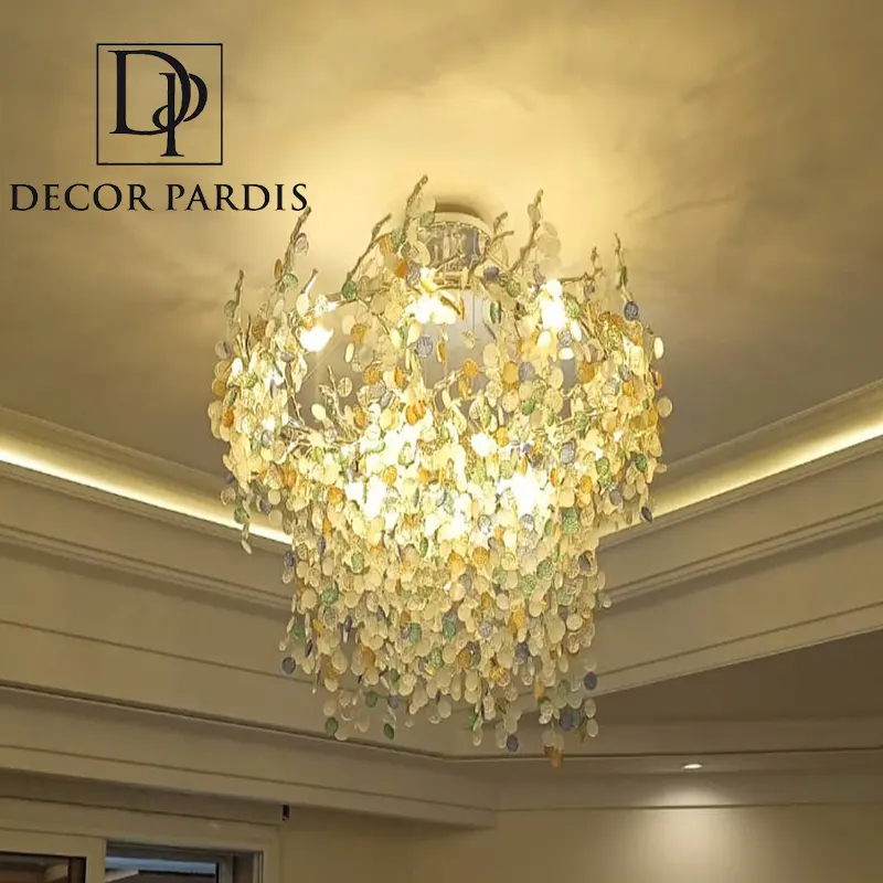 لوستر درختی طرح رینگی