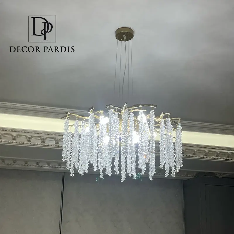 لوستر درختی شاخه نباتی آلمینیوم