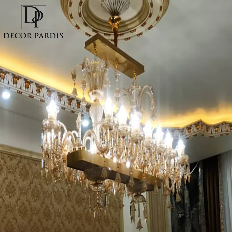 نصب لوستر جزیره ای زنیت در یک دکوراسیون آشپزخانه مدرن و مینیمال