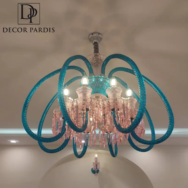 لوستر باکارات بسکت آبی