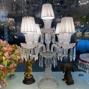 جزئیات ساختاری و برش‌های کریستال آباژور قندیل باکارات