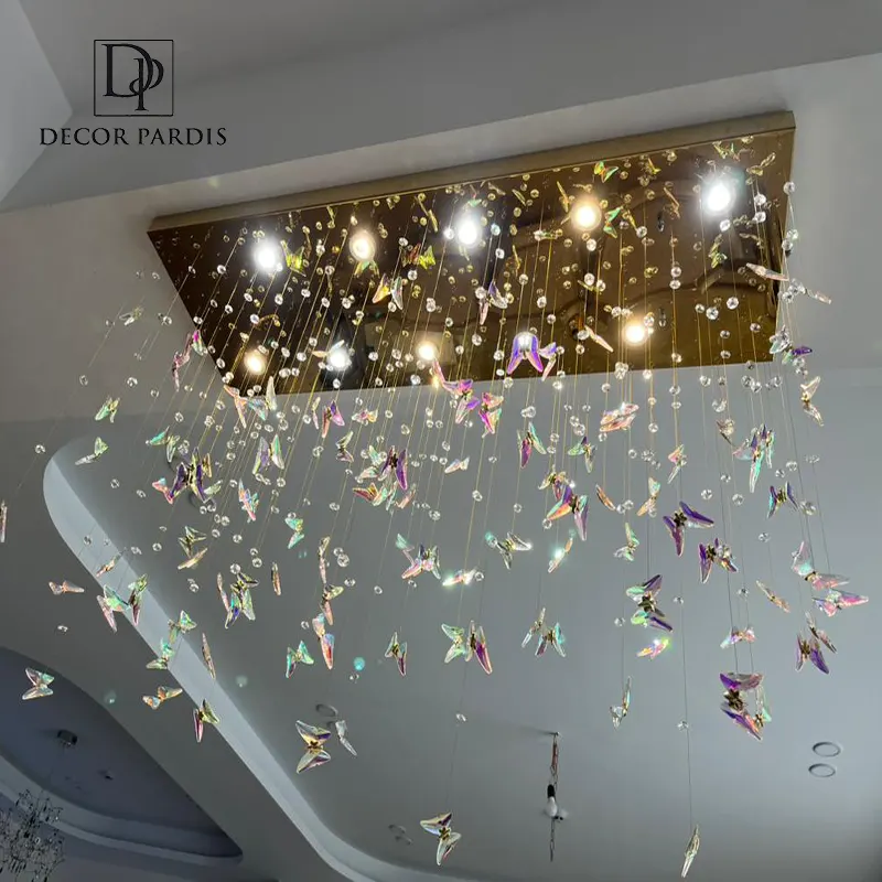 لوستر وارداتی مدل پروانه