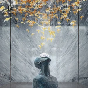 لوستر فانتزی برگ پائیزی