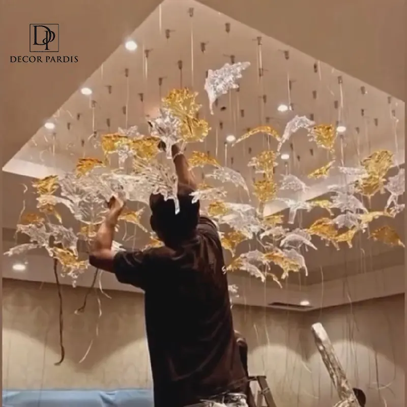 نصب لوستر پاییزی