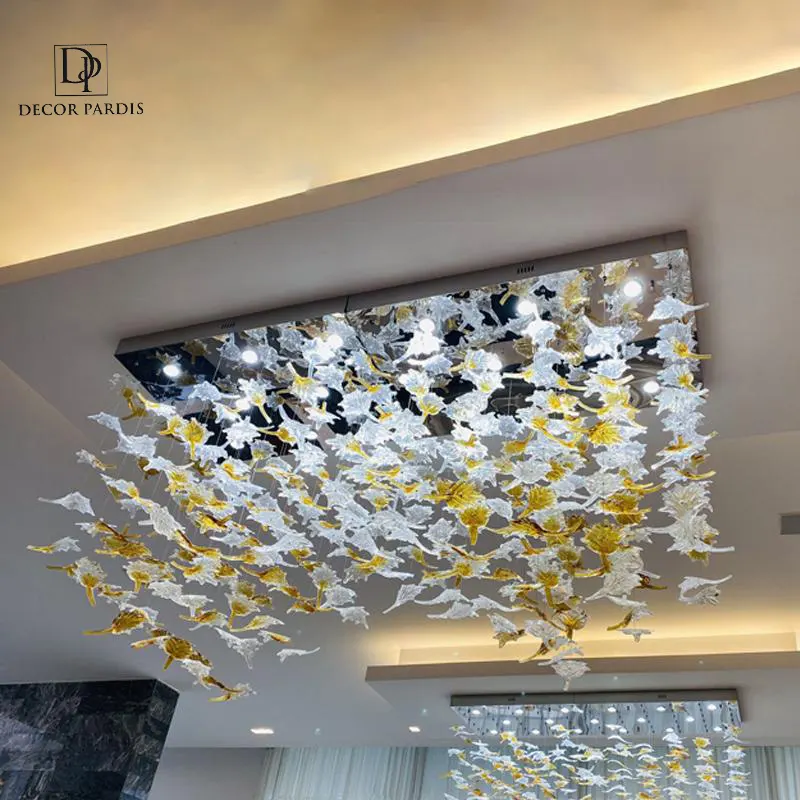 لوستر برگ پاییزی مدل آبشاری