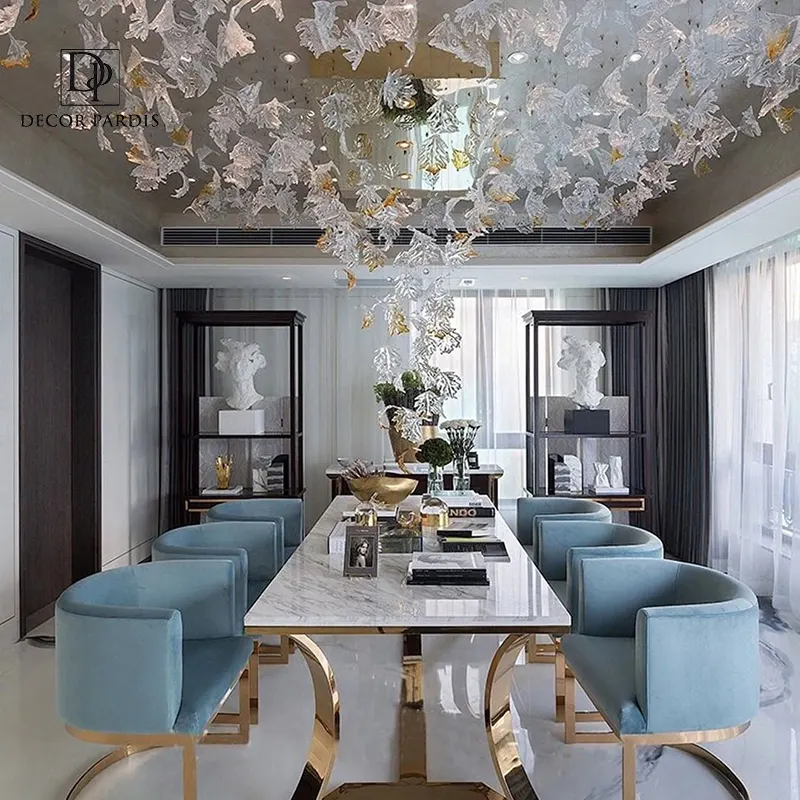 لوستر دست ساز مدل هالوژندار با طراحی مدرن