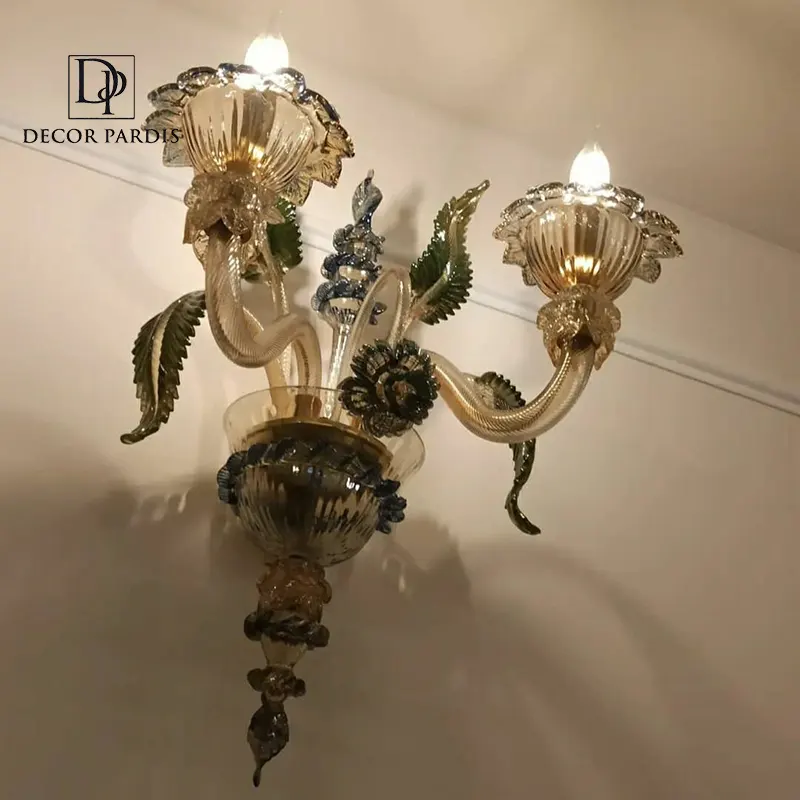 لوستر دست ساز مورانی مدل شاخهای