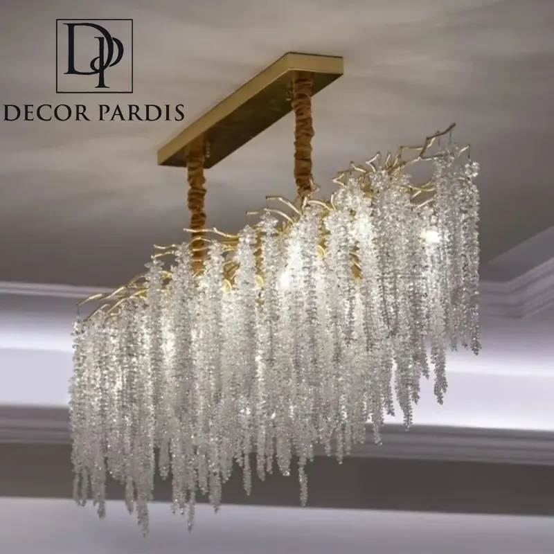 لوستر درختی مدل لاینر با طراحی خطی و مدرن