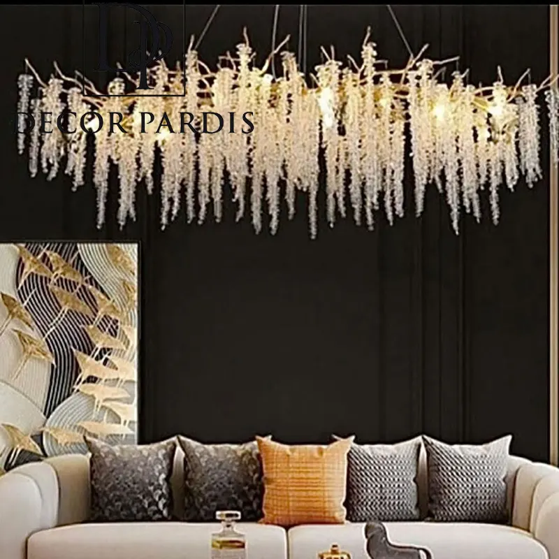 لوستر درختی مدل لاینر با طراحی خطی و مدرن