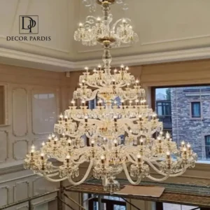 لوستر دست ساز مورانو مدل طبقاتی سلطنتی