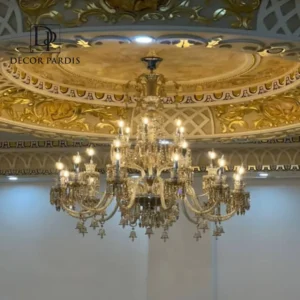 لوستر دست ساز مورانو مدل شمع آرا