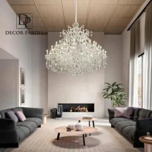 لوستر شیک کلاسیک مورانو در فضای پذیرایی