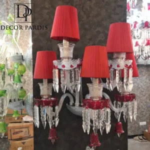 دیوارکوب قرمز