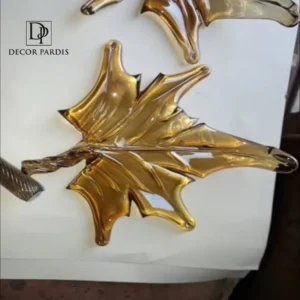 آویز لوستر برگ پاییزی