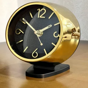 ساعت رومیزی فلزی ابکاری کد w01