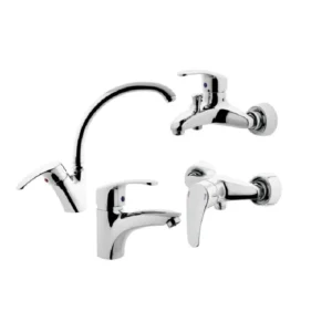 ست شیرآلات البرز روز مدل مروارید مجموعه 4 عددی