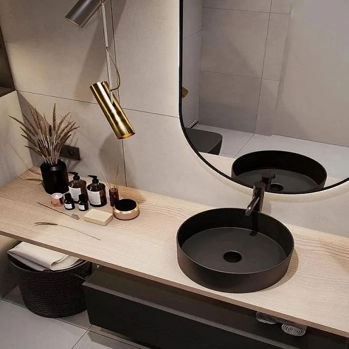 کاسه روشویی سایا کابینت کد S80 در حمام