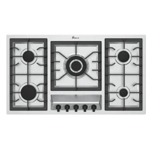 اجاق گاز صفحه‌ای بیمکث مدل 5099 استیل 5 شعله