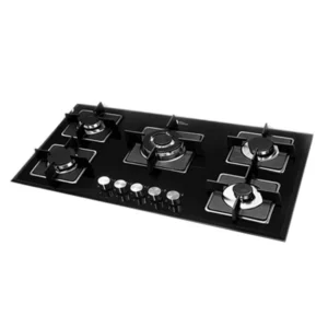 اجاق گاز شیشه‌ای مشکی اخوان