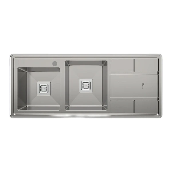 نمای دو لگنه سینک بیمکث مدل 740