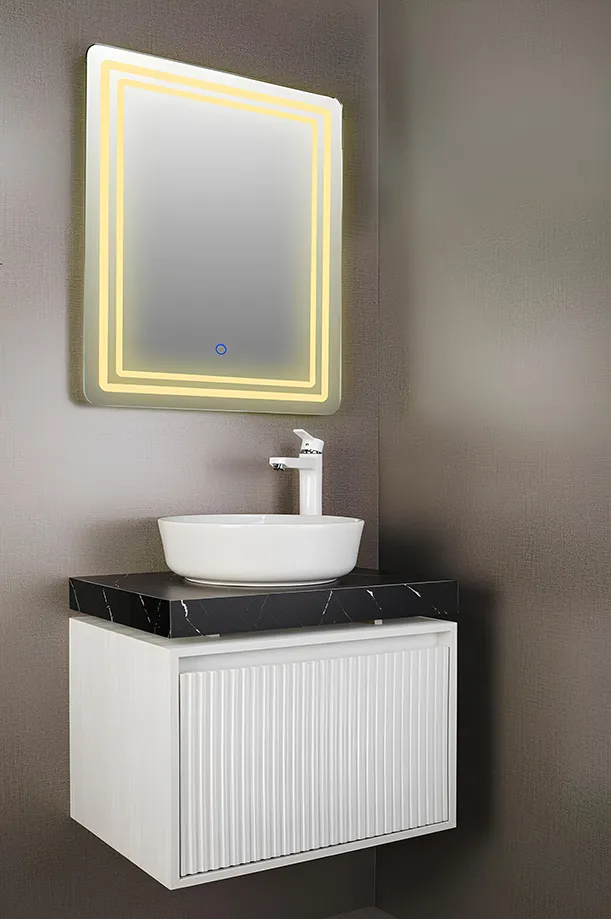 روشویی کابینتی سفید ممبران مدل 49