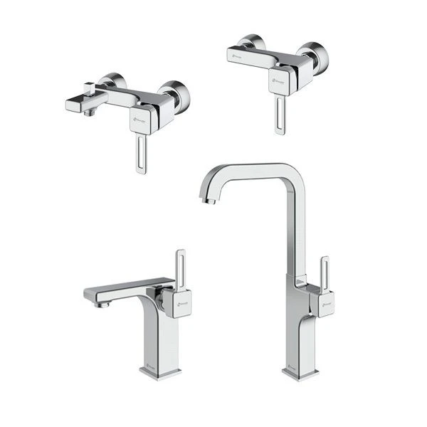 ست شیرآلات شودر مدل میشل مجموعه 4 عددی