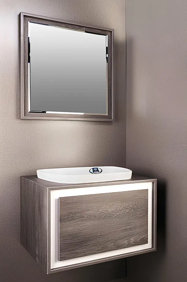 روشویی کابینتی خاکستری