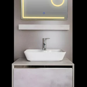 روشویی کابینتی سنگ روشن-استیل مدل کد 57