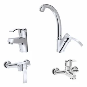 ست شیرآلات شودر مدل اپال مجموعه 4 عددی