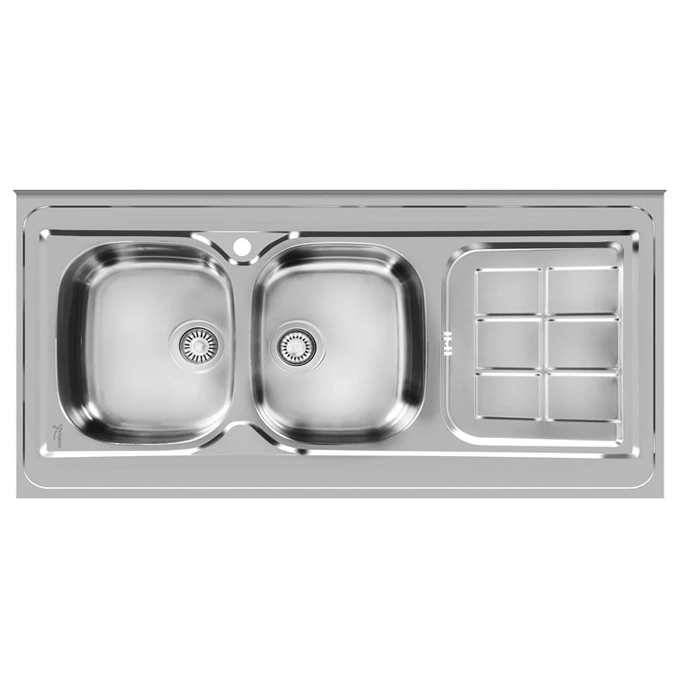 سینک ظرفشویی اخوان مدل 148NEW روکار - نمای جلو