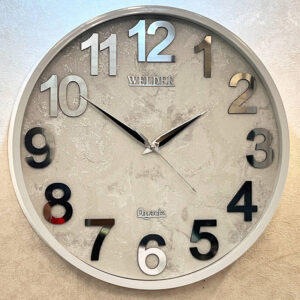 ساعت دیواری مدرن طوسی