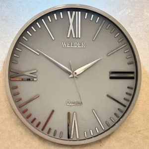 ساعت دیواری مدرن طوسی