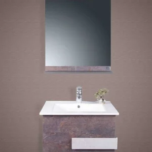 روشویی کابینتی فلورا با آینه اتاژور و صفحه سرامیکی مقاوم