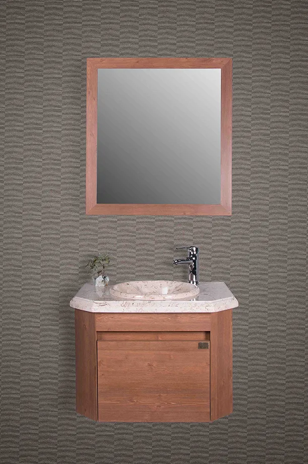 روشویی کابینتی سنگ طبیعی زاویه دار