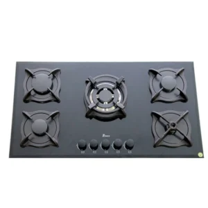 گاز شیشه‌ای 5 شعله بیمکث 5087 با فندک اتوماتیک