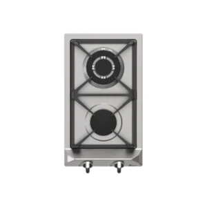 نمای شیشه‌ای اجاق گاز دو شعله بیمکث مدل 5021