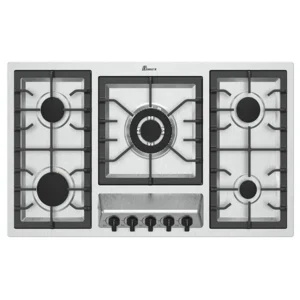 نمای رویه اجاق گاز بیمکث مدل 5099 با پنج شعله