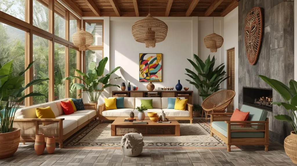 گیاهان آپارتمانی در دکوراسیون برزیلی