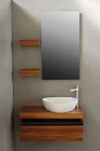 روشویی کابینتی فندقی-مشکی