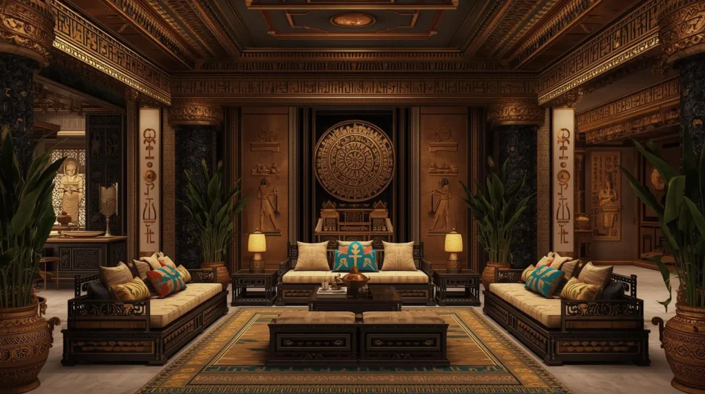 تاریخچه و فلسفه دکوراسیون مصری